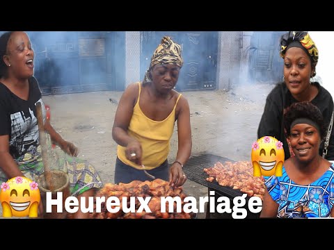 HEUREUX MARIAGE COUPLE PATRICK EBENDE DES USA SUIVEZ