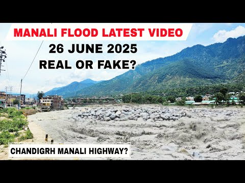 Manali Flood News Latest Video || Chandigrh To Manali Highway || Atal tunnel, Solangvalley, sisu