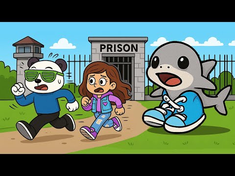 ESCAPAMOS de la PRISION de LOS TRALALERITOS en ROBLOX