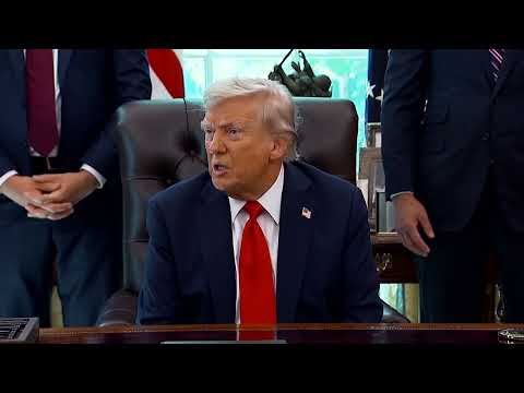 YouTube video thumbnail: Trump Says US Military May Deploy to Chicago