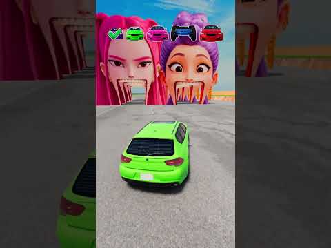 Big & Small Cars vs Rumi X Mira #beamng #kpop