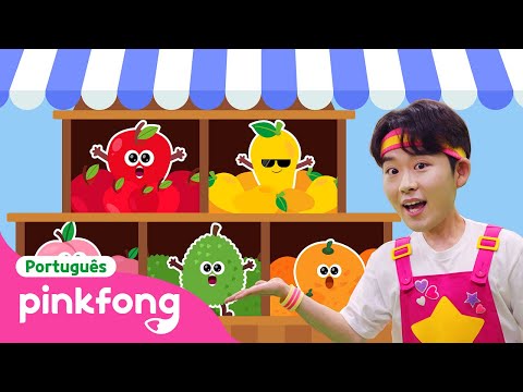 Rap das Frutas em Inglês🍎🍌🍊| Parquinho do Hoi | Ep.3 | Pinkfong, Bebê Tubarão! Canções para Crianças