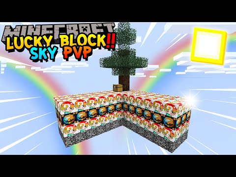 เปิดลักกี้บล็อกดาวอังคารลอยฟ้าสุดโหด!! Minecraft Lucky Block Sky.ft.Redheartz