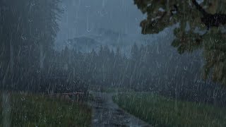SOM DE CHUVA FORTE Na Montanha Ajuda a Melhorar Insônia, e Relaxar Som de Chuva Forte Para Dormir
