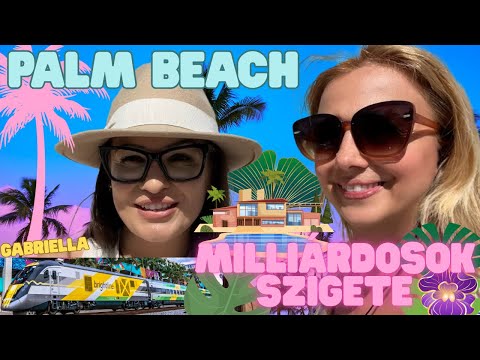 Vonatozás és önvezető taxi - Irány Palm Beach, a dollármilliárdosok szigete! #palmbeach #florida