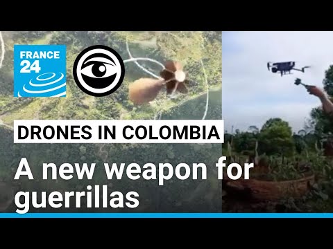 YouTube video thumbnail: Drones: A New Weapon for Colombia’s Guerrillas