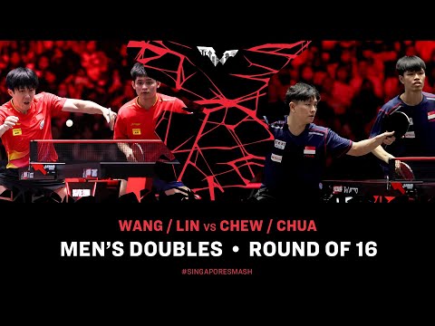 Wang/Lin vs Chua/Chew | MD R16 | Singapore Smash 2025