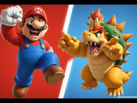 Pelicula 2025 Super Mario se Enfrenta a Bowser y Capitan Garfio - Caricaturas Animadas