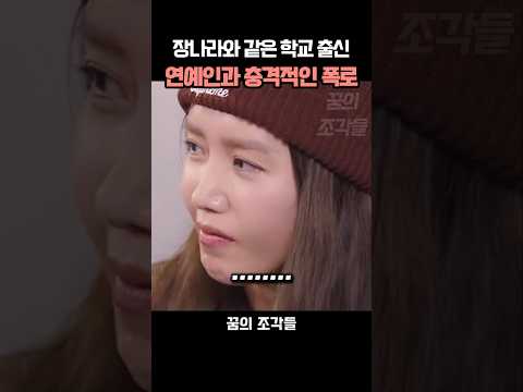 장나라와 같은 학교 출신 연예인과 충격적인 폭로