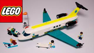 Lego Emergency Air Ambulance Airplane - Lego City Set #60465