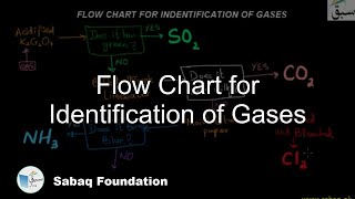 Flow Chart for Identification of Gases