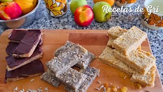 Energía para todo el día💪 Barritas Sin Gluten y Sin Horno. Recetas de Gri