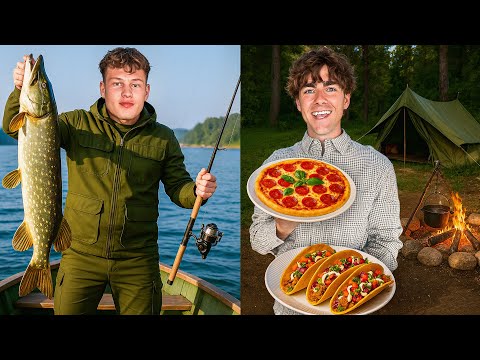 Fanger 13 FISK Og Laver Mad Af Dem - TELT TUR