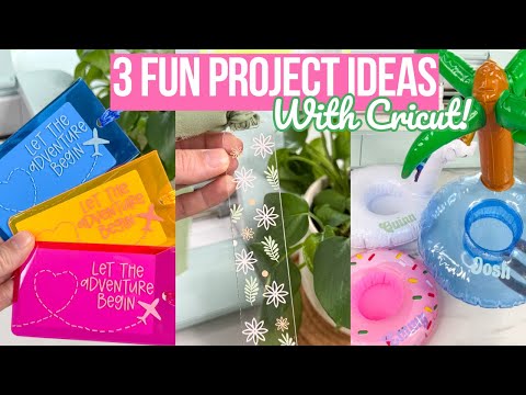 MUST TRY CRICUT SUMMER PROJECTS USING TECKWRAP CRAFTS PASTEL BUNDLE