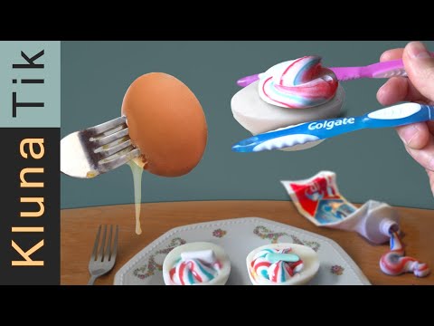 Toothpaste + Eggs = Regret 😵 (ASMR Eating Sounds)