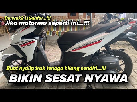 Benar2 vario 125 sesatkan nyawa | buat selip truk tenaga tengah hilang sendiri | nyawa ter-ancam