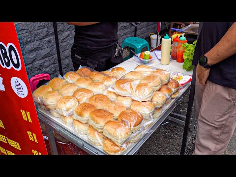 BURGER MURAH PORSI BRUTAL CUMA 10 RIBU PATTYNYA BIKIN SENDIRI, SEHARI BISA LAKU 300 PORSI !!