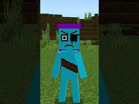 Pibby Glitch in Minecraft... #shorts