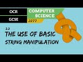 String Manipulation Concepts in Programming