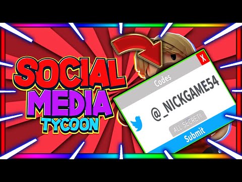 Roblox Bakery Tycoon Twitter Codes 07 2021 - roblox social media tycoon codes