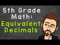 Exploring Equivalent Decimals in 5th Grade Math