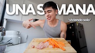UNA SEMANA EN MI VIDA *viviendo solo*
