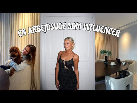 VLOG: Viser hvordan en arbejdsuge for en influencer KAN se ud