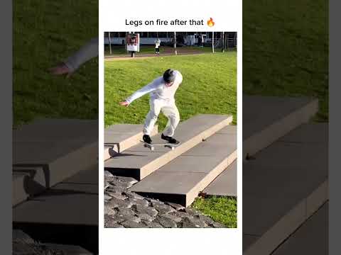 Legs must have been on fire for that kickflip 🔥💪 | Douwe Macare