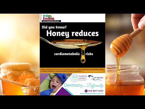 Honey can reduce cardiometabolic risks