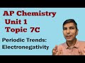 Exploring Electronegativity and Periodic Trends