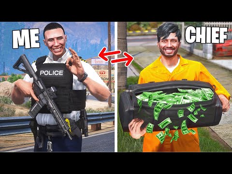 Swapping Lives with Police Chief in GTA 5