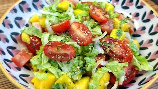 🔥SALADA TROPICAL DELICIOSA com Molho Caseiro que SURPREENDE no Sabor!