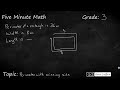 Understanding Perimeter in Rectangles
