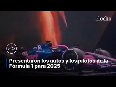 PRESENTARON LOS AUTOS Y PILOTOS DE LA FÓRMULA 1 PARA 2025