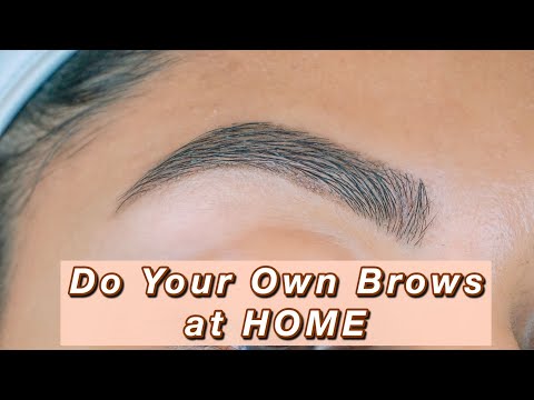 3 WAYS To Do BROWS at HOME in Quarantine | How I THREAD & SHAVE My FACE | Lavish Krish