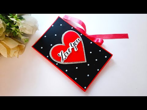 DIY Handmade Greeting Card for LOVE | Beautiful Greeting Card for Boyfriend | Tutorial