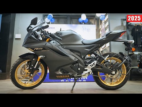 2025 YAMAHA R15 V4.0 OBD-2B Review - Price & All Colors | Features | Black