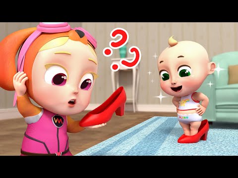 Put On Your Shoes 👠- Pair Song + Take Care Of Baby | Rosoo Nursery Rhymes & Kids Song
