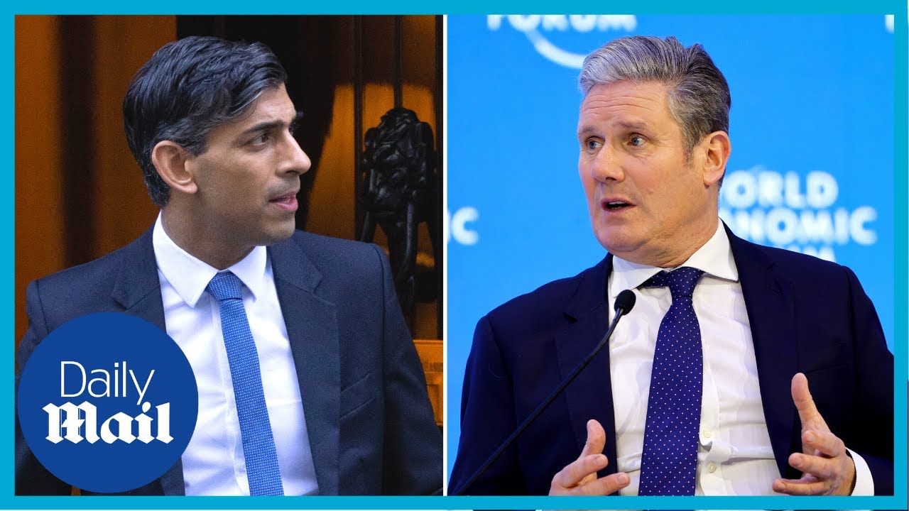 Rishi Sunak skips Davos WEF 2023. Keir Starmer blasts him on stage ...