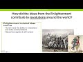 Enlightenment Ideals and the American Revolution