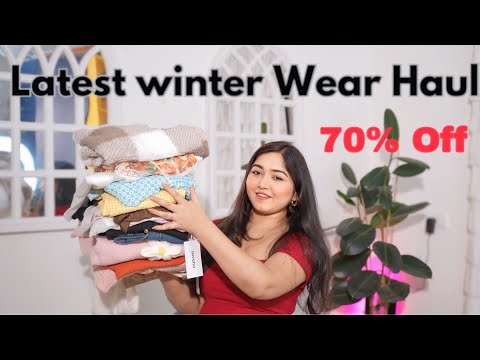 Latest Winter Wear Haul, Cardigan, Sweaters, Winter Tops & Bottom From Savana Upto 70% Off