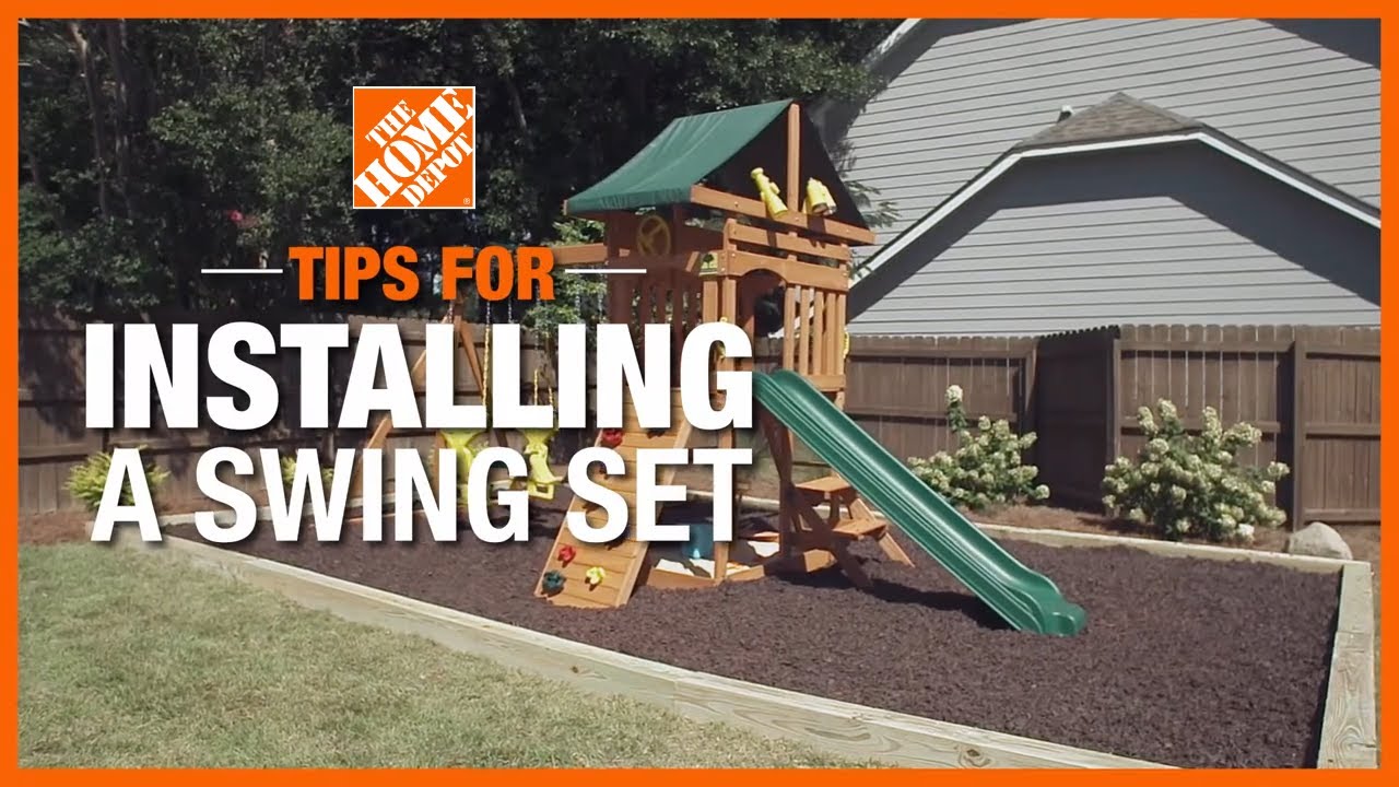 Tips for Installing a Swing Set