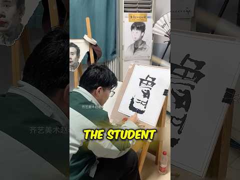 Chinese Students Outsmart Strict Art Rule with Genius Trick! #china #art