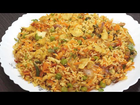 Lunch Box Recipe | Carrot Egg Rice | கேரட் முட்டை சாதம் | Carrot Muttai Sadam Recipe In Tamil