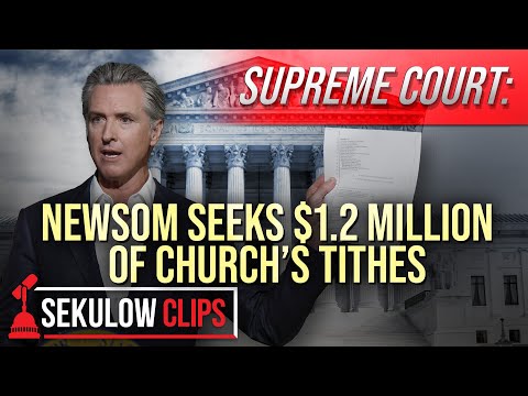 Newsom Seeks $1.2 Million of Church’s Tithes