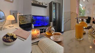 Simple & slow days in my life 🏡 | morning activities, cozy tea time