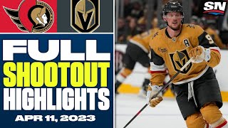 Ottawa Senators at Vegas Golden Knights | FULL Shootout Highlights - November 26, 2025