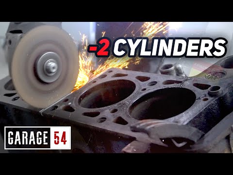 We cut an engine in two and start the remaining half