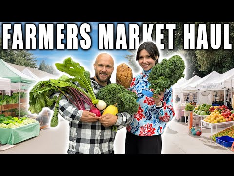 Comes With Us To The Farmers Market! | Fun Grocery Haul