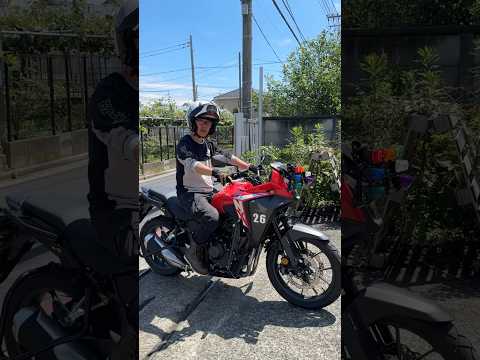 今の教習車ってエンストしづらくて素晴らしいNX400 #バイク #shorts #youtubeshorts